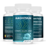Magnesio 3X Glicinato, Citrato y Malato Capsulas