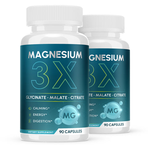 Magnesio 3X Glicinato, Citrato y Malato Capsulas