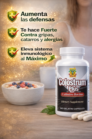 Colostrum. Bovine Colostrum Capsules