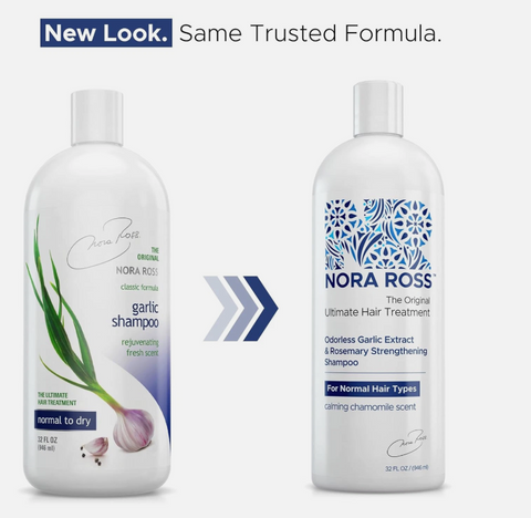Nora Ross Garlic Shampoo - Remedy for hair loss